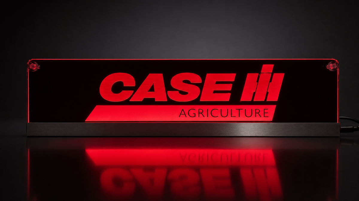 Custom LED lightboard — bedroom